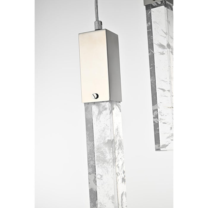 Elegant Lighting Aurora 42" Chandelier, Chrome
