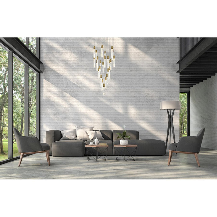 Elegant Lighting Aurora 42" Chandelier, Satin Gold