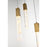 Elegant Lighting Aurora 42" Chandelier, Satin Gold