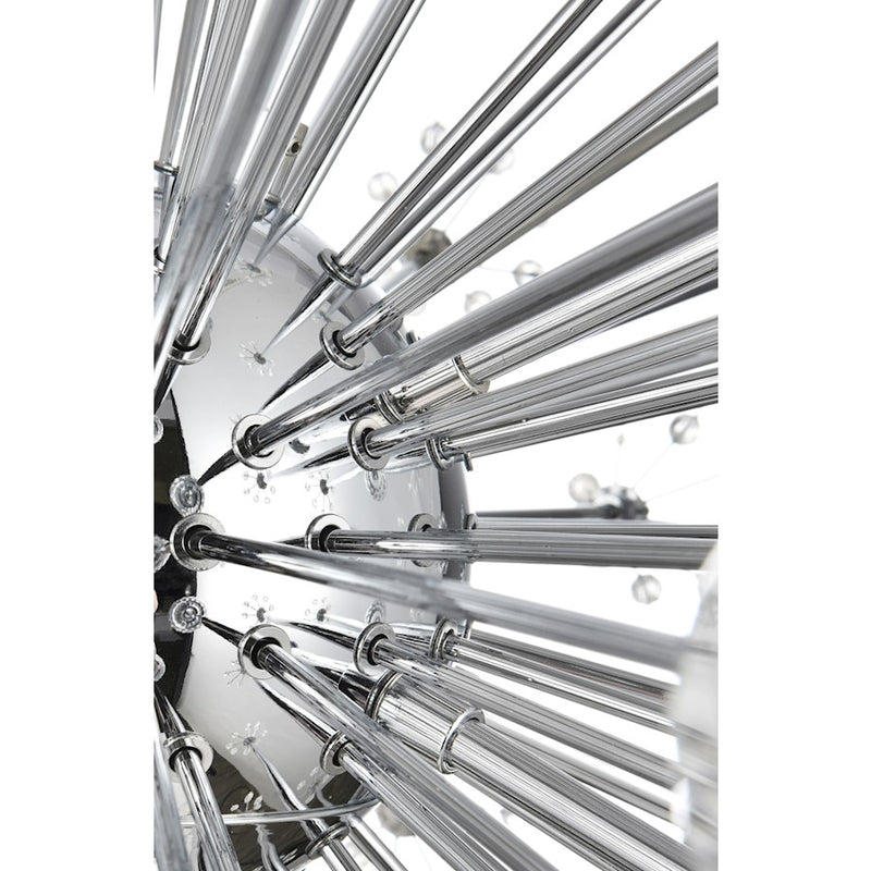 Elegant Lighting Vera 74 Light 44" Chandelier, Chrome