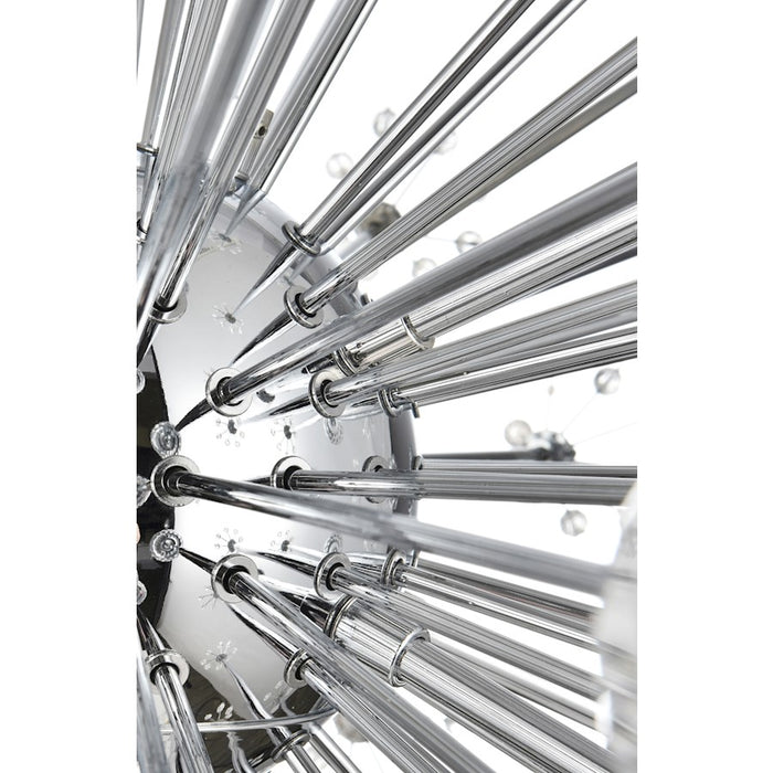 Elegant Lighting Vera 74 Light 44" Chandelier, Chrome