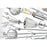 Elegant Lighting Vera 74 Light 44" Chandelier, Chrome