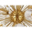 Elegant Lighting Vera 74 Light 44" Chandelier, Satin Gold