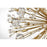 Elegant Lighting Vera 74 Light 44" Chandelier, Satin Gold