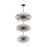 Elegant Lighting Vera 100 Light 25.5" Chandelier, Black