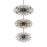 Elegant Lighting Vera 100 Light 25.5" Chandelier, Black
