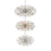 Elegant Lighting Vera 100 Light 25.5" Chandelier, Chrome