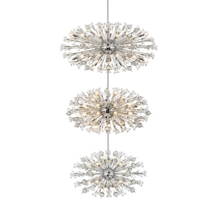Elegant Lighting Vera 100 Light 25.5" Chandelier, Chrome
