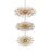 Elegant Lighting Vera 100 Light 25.5" Chandelier, Satin Gold