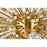 Elegant Lighting Vera 100 Light 25.5" Chandelier, Satin Gold
