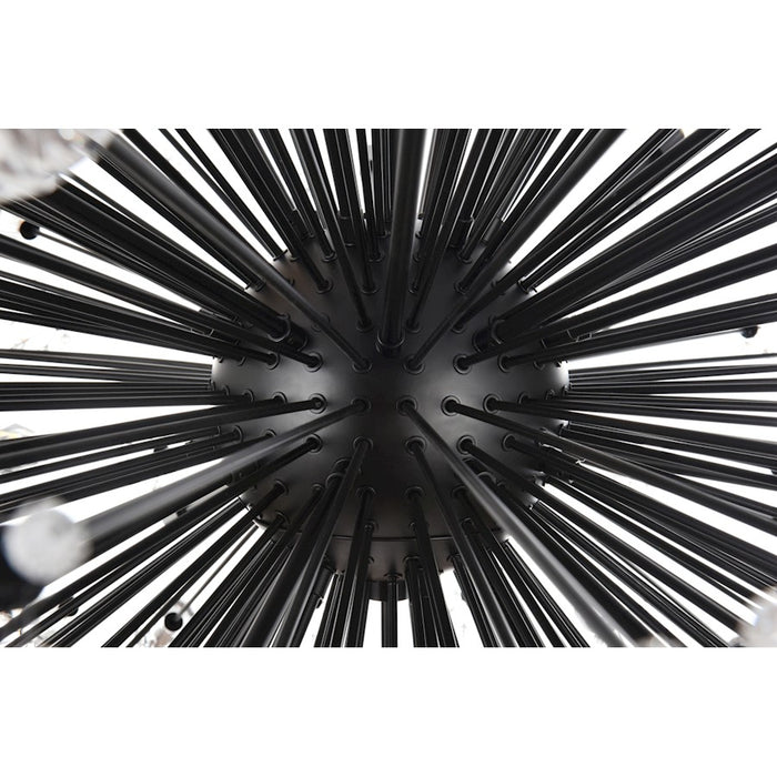 Elegant Lighting Vera 90 Light 50" Chandelier, Black