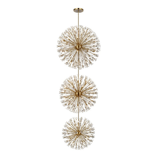 Elegant Lighting Vera 90 Light 50" Chandelier, Satin Gold