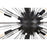 Elegant Lighting Sienna 30 Light 46" Chandelier, Black