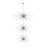 Elegant Lighting Sienna 30 Light 46" Chandelier, Chrome