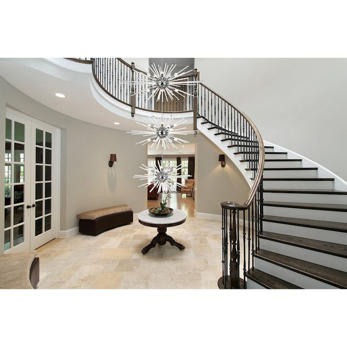 Elegant Lighting Sienna 30 Light 46" Chandelier, Chrome