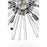 Elegant Lighting Sienna 30 Light 46" Chandelier, Chrome