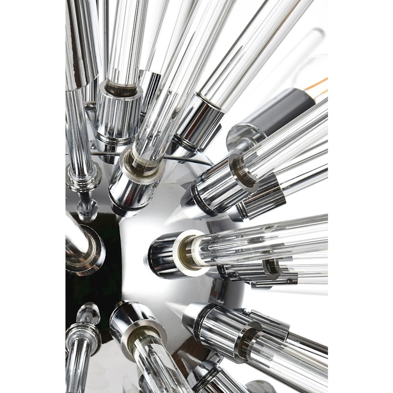 Elegant Lighting Sienna 30 Light 46" Chandelier, Chrome