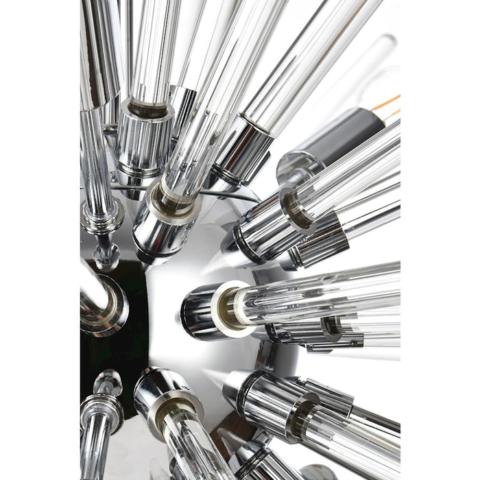 Elegant Lighting Sienna 30 Light 46" Chandelier, Chrome