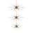 Elegant Lighting Sienna 30 Light 46" Chandelier, Satin Gold