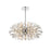 Elegant Lighting Vera 38Lt 42" Crystal Starburst Oval Pendant, Chrome