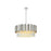 Elegant Lighting Willow 8 Light 1 Tier 24" Chandelier, Chrome/Clear - 3400D24C