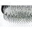 Elegant Lighting Willow 10 Light 32" Chandelier, Black/Clear