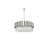 Elegant Lighting Willow 10 Light 32" Chandelier, Chrome/Clear