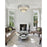 Elegant Lighting Willow 16 Light 40" Chandelier, Chrome/Clear