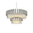 Elegant Lighting Willow 16 Light 40" Chandelier, Chrome/Clear