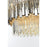 Elegant Lighting Willow 16 Light 40" Chandelier, Chrome/Clear