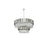 Elegant Lighting Willow 16 Light 40" Chandelier, Chrome/Clear