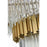 Elegant Lighting Willow 16 Light 40" Chandelier, Satin Gold/Clear