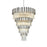 Elegant Lighting Willow 27 Light 40" Chandelier, Chrome/Clear