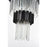 Elegant Lighting Willow 39 Light 48" Chandelier, Black/Clear