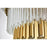Elegant Lighting Willow 43 Light 59" Chandelier, Satin Gold/Clear