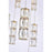 Elegant Lighting Polaris 20 Light 38" Chandelier, Gold