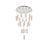 Elegant Lighting Polaris 25 Light 42" Chandelier, Chrome
