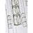 Elegant Lighting Polaris 25 Light 42" Chandelier, Chrome