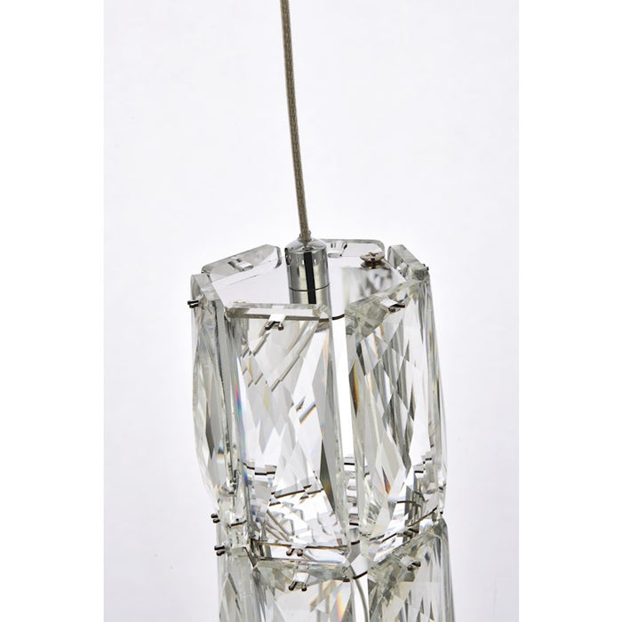 Elegant Lighting Polaris 25 Light 42" Chandelier, Chrome