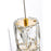 Elegant Lighting Polaris 25 Light 42" Chandelier, Gold