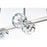 Elegant Lighting Eren 8 Light 31" Pendant, Chrome/Clear