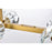 Elegant Lighting Eren 8 Light 31" Pendant, Satin Gold/Clear