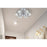 Elegant Lighting Eren 6 Light 14" Flush Mount, Chrome/Clear