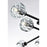 Elegant Lighting Eren 8 Light 31" Flush Mount, Black/Clear