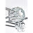 Elegant Lighting Eren 8 Light 31" Flush Mount, Chrome/Clear