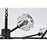 Elegant Lighting Graham 18 Light 48" Pendant, Black/Clear