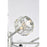 Elegant Lighting Graham 18 Light 48" Pendant, Chrome/Clear