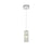 Elegant Lighting Aston 6.5" LED Pendant, Chrome - 3680D1C