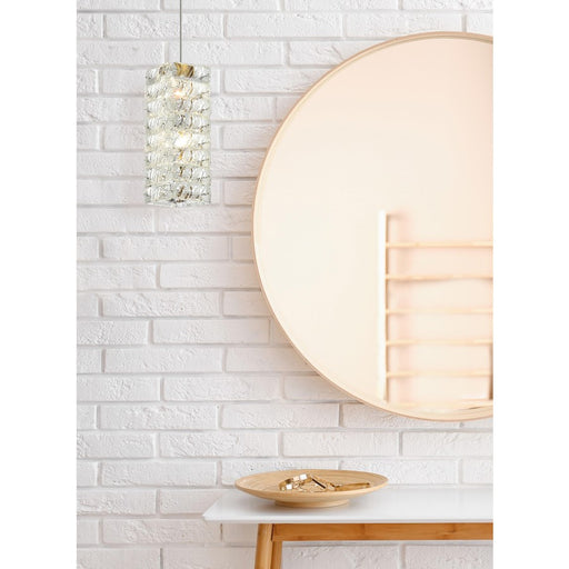 Elegant Lighting Aston 6.5" LED Pendant, Satin Gold