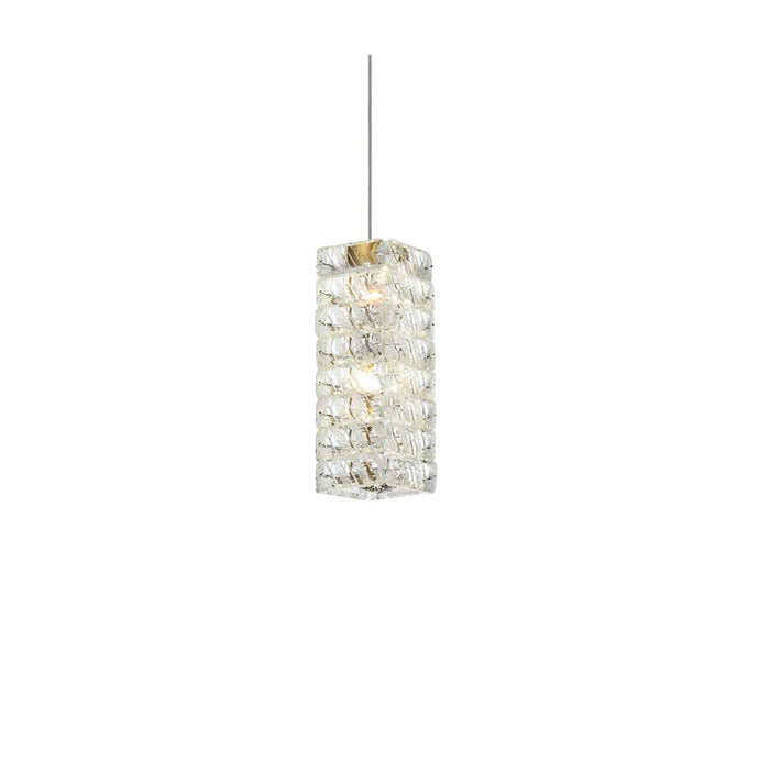 Elegant Lighting Aston 6.5" LED Pendant, Satin Gold